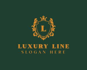 Upscale Royal Hotel  logo design