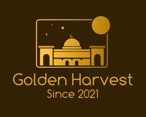 Golden Temple Mosque logo design