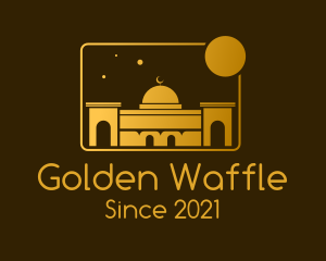 Golden Temple Mosque logo design