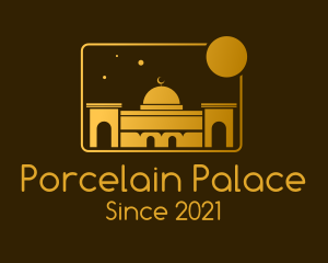 Golden Temple Mosque logo design