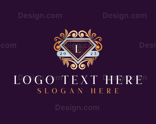 Luxury Diamond Ornament Logo