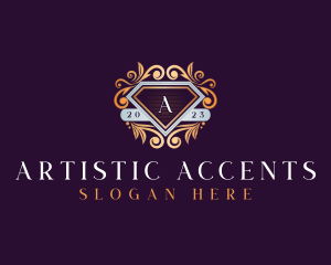 Luxury Diamond Ornament logo design