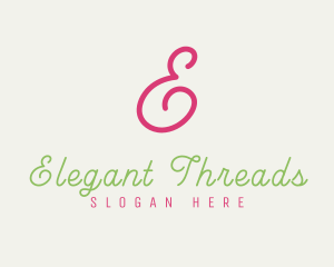 Fashion Tailoring Thread logo design