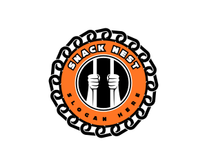 Jail Chain Prisoner logo design