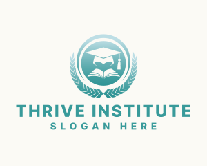 College Graduation Wreath logo