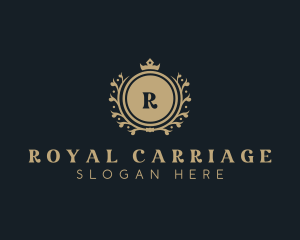 Royal Crown Floral logo design