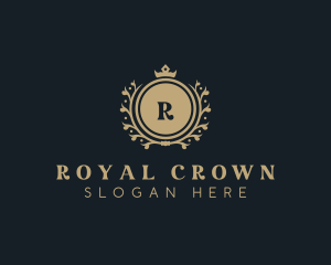 Royal Crown Floral logo design