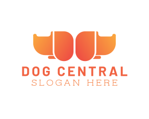 Twin Orange Dogs logo design