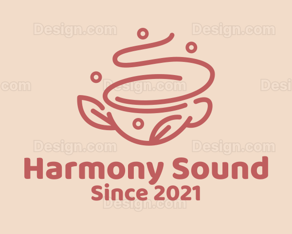 Coffee Cup Line Art Logo