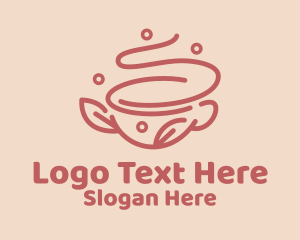 Coffee Cup Line Art Logo