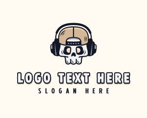 Skull Media Headset logo