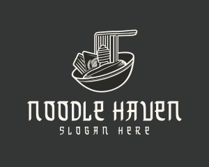 Noodle Soup Bowl logo design