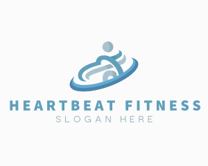 Fitness Wellness Person logo