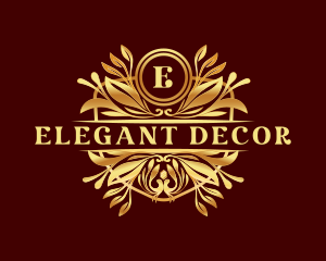 Classic Floral Royal Ornament  logo design