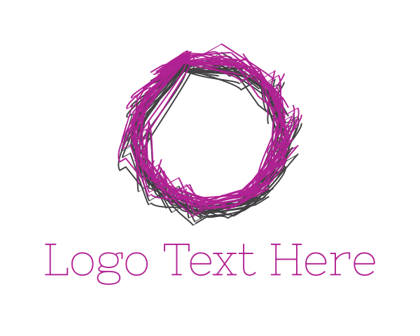 Sketchy logo example 2