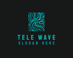 Wave Mapping Technology  logo design