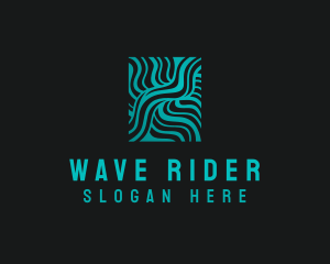 Wave Mapping Technology  logo design