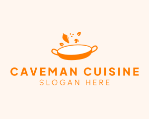 Vegetarian Cuisine Pan logo design