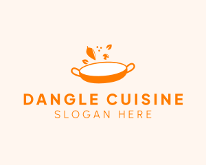 Vegetarian Cuisine Pan logo design