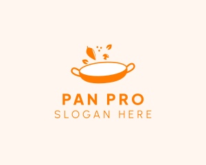 Vegetarian Cuisine Pan logo design