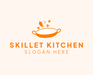 Vegetarian Cuisine Pan logo design