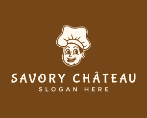 Retro Chef Hat logo design