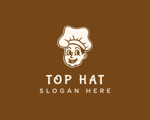 Retro Chef Hat logo design