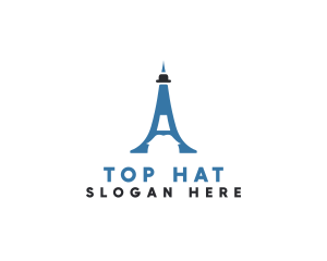 Eiffel Tower Tourism logo design