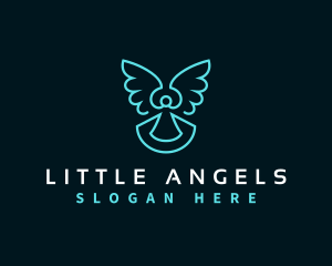 Angel Wing Charity logo design