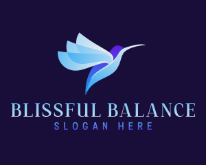 Wellness Skincare Hummingbird logo