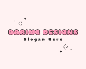 Cute Playful Bubble logo