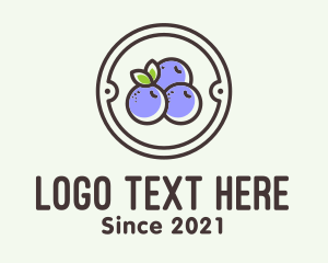Blueberry Farm Badge logo