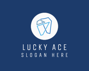 Modern Geometric Tooth Logo