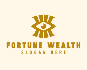 Golden Eye Fortune Teller logo design