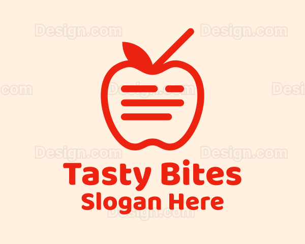 Red Apple Juice Logo