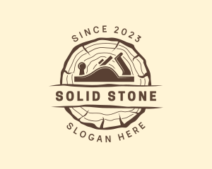 Wood Planer Log logo design