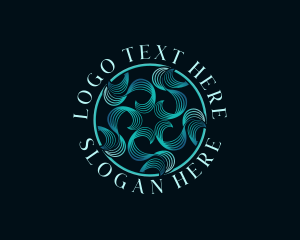 Ocean Sea Wave logo