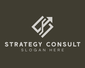 Diamond Arrow Consultant logo design