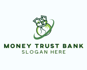 Money Bag Banking logo design