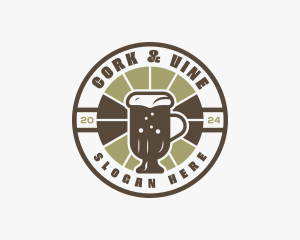 Beer Pub Bar logo design