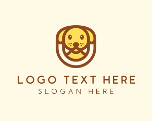 Cute Puppy Dog logo