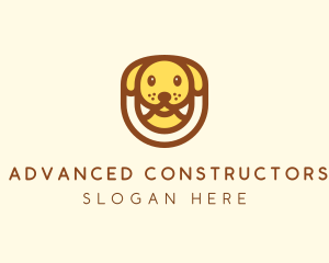 Cute Puppy Dog logo design