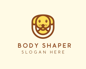 Cute Puppy Dog logo design