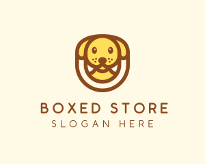 Cute Puppy Dog logo design