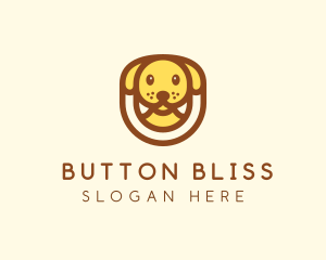 Cute Puppy Dog logo design