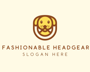 Cute Puppy Dog logo design