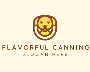 Cute Puppy Dog logo design