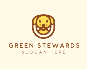 Cute Puppy Dog logo design