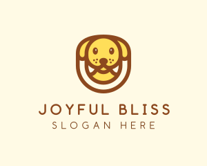 Cute Puppy Dog logo design