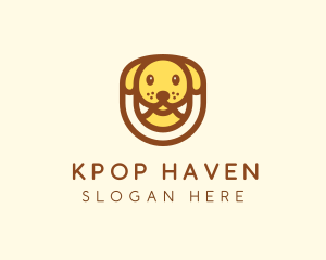 Cute Puppy Dog logo design